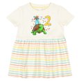 thumbnail image 3 of Inktastic 2nd Birthday Cute Turtle in Party Hat with Confetti Girls Baby Dress, 3 of 5