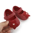 thumbnail image 4 of Yoyauz Baby Girl Mary Jane Shoes Anti Slip Rubber Sole Ballet Slippers Princess Dress Wedding Shoes Newborn Kids Shoes Toddler Shoes（0-12 Month）, 4 of 10