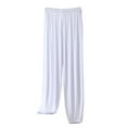 thumbnail image 1 of Timegard Pantalon de Pyjama pour Femmes à Taille Élastique, Bas Resserré, Confortable et Doux, Tenue de Détente Décontractée, Pantalon de Pyjama, 1 of 4