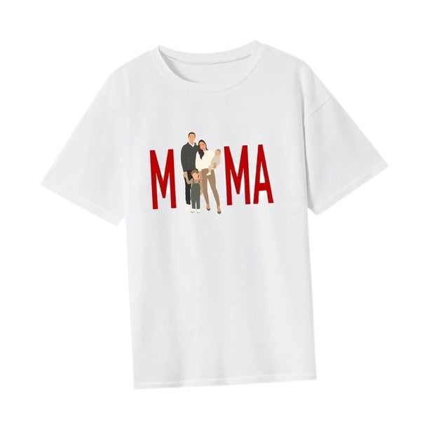 Camiseta de mujer con cuello redondo, camiseta básica para ir de compras y viajar SG