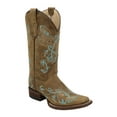 thumbnail image 1 of Corral Women's L5123 Dragonfly Embroidery Brown Western Boots 8.5 M, 1 of 1
