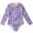 Purple, variant on KYAIGUO Kids Girls Swimwear Swimsuit Upf 50+/Sun Protection Quick Dry Swimsuits Long Sleeve One Piece Swimwear for Toddler Girls 4-12 Years Old