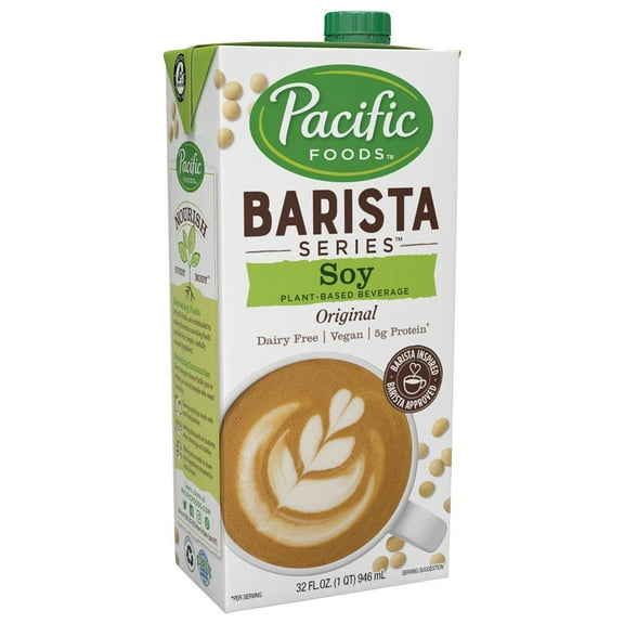 Pacific Barista Series Original Soy Beverage, 32 Ounce