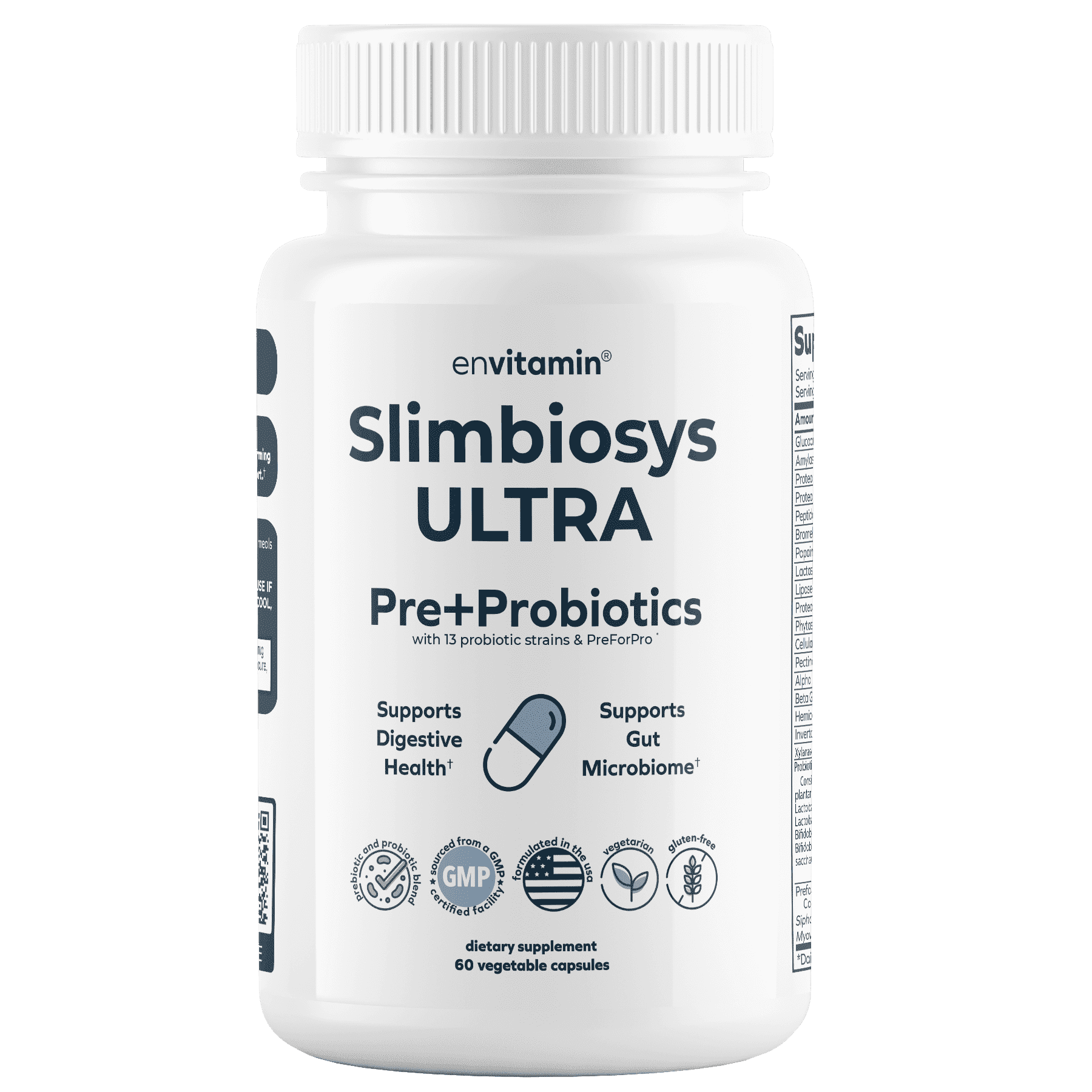 Slimbiosys Ultra Probiotic Capsule - Pre & Probiotics for Women by envitamin