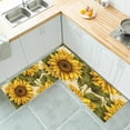 thumbnail image 2 of Flower Plant Floral Sunflower Boho Anti Fatigue Kitchen Rug Non Slip Kitchen Floor Mats Comfort Standing Mats Farmhouse Chef Mats, 2 of 4