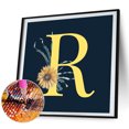 thumbnail image 1 of Cuadros Decorativos Kit de pintura de diamantes 5D, arte de mosaico de diamantes cuadrados completos con letras DIY Tmvgtek embutido en tela, 1 of 9
