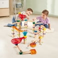 thumbnail image 5 of Hape Marble Run Tricks n' Twists DIY Wood Building Racetrack, 129 Pieces, 5 of 7