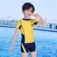 thumbnail image 3 of Traje de baño para niños y niñas, traje de baño dividido para niños grandes, traje de baño de aguas termales para niños y niñas, conjunto de traje de baño, 3 of 6