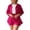 Hot Pink, variant on Short Sets Women Two Piece Sets for Women Button Up Shirts and Shorts Womens Summer Dresses Athletic Set