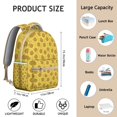 thumbnail image 6 of "Beautiful Sunflower Printed Backpack with Floral Accents - Sturdy School Backpack for Teen Girls & Women, Water-Resistant Material, Organizational Pockets, Perfect for Books & Laptop Carry", 6 of 6
