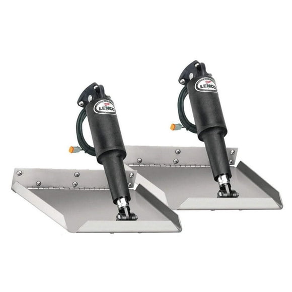 Kit Trim Tab Lenco de 9 x 9 pulgadas, montaje en bordes sin interruptor, 12 V