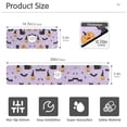 thumbnail image 3 of Yayeee Faucet Mat for Kitchen Sink 30" Diatomite Long Splash Guard Pad, Light Purple Halloween Black Cat, 3 of 7