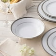 thumbnail image 7 of Noritake Charlotta Platinum Set of 4 Soup Bowls, 7 of 7