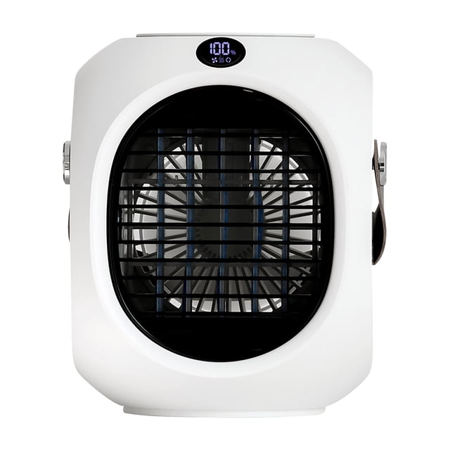 Refroidisseurs d'Air Aqestyerly Climatiseur Mini Ventilateur à Pulvérisation de Réfrigération Maison Portable Refroidisseur d'Air