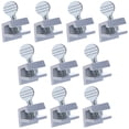 thumbnail image 4 of Cerraduras para puertas y ventanas corredizas Cerradura de tornillo de seguridad de aluminio ajustable para riel, cerradura de seguridad de tope de puerta, instalación sin taladrar, requiere espa, 4 of 5