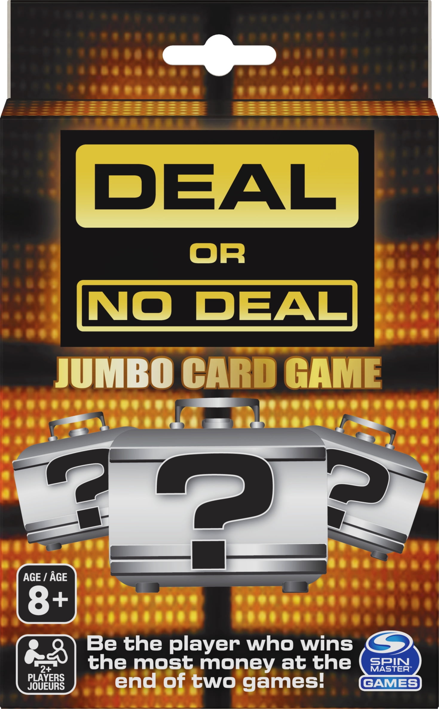 Deal or No Deal Game Show, Jumbo Card Game, For Families and Kids Ages 8 and up