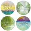 Soothing Serenity Sympathy Seals - Set of 24 (6 of each)