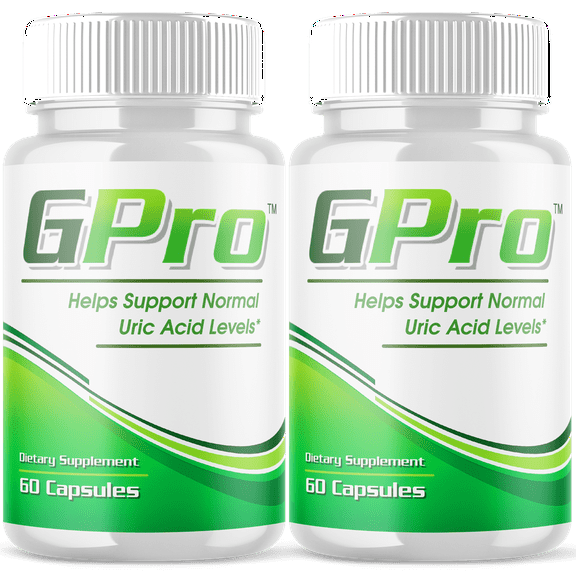 GPro Pills Advanced Formula Vitamin Supplement Uric Acid Level Support 120 Capsules