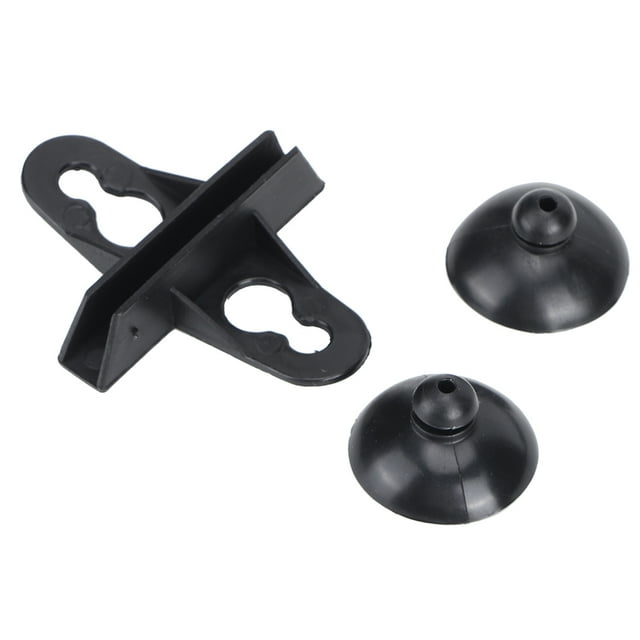 PVC 40PCS Strong Adsorption Force Aquarium Separation Clip, For Aquarium Black