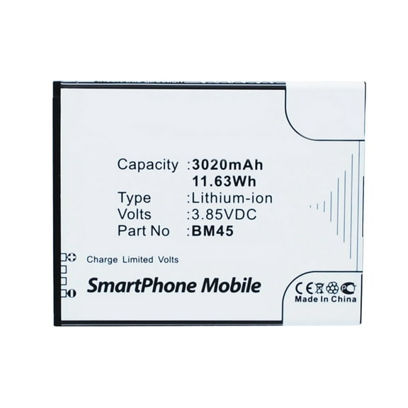 Batteries N Accessories BNA-WB-L3710 Cell Phone Battery - Li-Ion, 3.85V, 3020 mAh, Ultra High Capacity Battery - Replacement for Xiaomi BM45 Battery