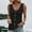 Black, variant on ITSAME Womens Plus Size Tank Tops, Drawstring Sleeveless Hollow Out Solid Color Casual Cami Blouse Black 3XL