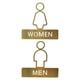 thumbnail image 5 of Letrero de baño, decoración universal sencilla, letrero de baño para hombres y mujeres. 1 par, 5 of 9