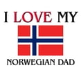 thumbnail image 3 of CafePress - I Love My Norwegian Dad Large Mug - 15 oz Ceramic Large White Novelty Mug, 3 of 4