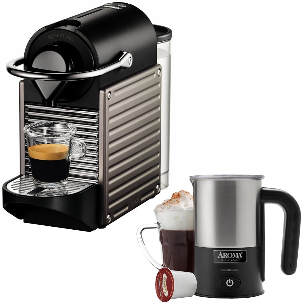 Nespresso Pixie Espresso Maker - Electric Titan (C60-US-TI ...