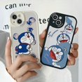 thumbnail image 3 of Samsung Galaxy A32 A52 A52S A12 A50S A30S A22 LTE M22 M32 M12 A03S A02S A21S A51 A50 4G 5G Cute Cartoon Smile Doraemon Shockproof Oval Camera protection Silicon Soft Phone Case Full Back Cover STX 05, 3 of 4