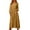 Brown, variant on Women's Maxi Dress Long Sleeve V-Neck Loose Fit Button Down Cotton Linen Retro Swing Dress for Spring Fall Casual Daily Wear,Brown,2XL