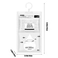 thumbnail image 6 of Moisture Absorbers, Hangable Dehumidifying Bag 4 Pack for Wardrobe Closet, Silica Gel Desiccant, 6 of 6