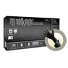 Microflex Midknight Black Nitrile Exam Gloves- 10 Boxes per Case- Size Medium