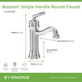 thumbnail image 5 of Symmons Sls5812pp Braston 1.0 GPM Vessel Single Hole Bathroom Faucet - Bronze, 5 of 7