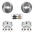 thumbnail image 1 of Transit Auto Front Disc Brake Caliper Rotors and Ceramic Pads Kit for Car 2003-2011 Honda Element KC8-100050N, 1 of 11