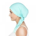 thumbnail image 3 of Chemo Headwear Pre Tied Head Scarf Headwraps Lightweight Turban Beanie Cap for Women, 3 of 6