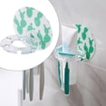 thumbnail image 2 of Toothbrush Holder Stand Self Adhesive Toothpaste Holder Four Slot Cactus, 2 of 6