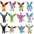 thumbnail image 2 of 14 Style Standing Eevee Plush Toy Pokemon Shiny Umbreon Vaporeon Jolteon Flareon Espeon Leafeon Stuffed Doll Peluche Gift, 2 of 5