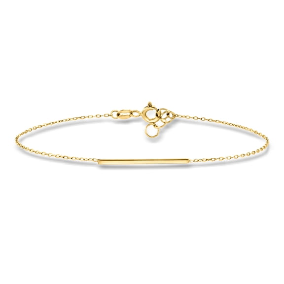 Pure Collection by Ross-Simons Italian 14kt Yellow Gold Bar Bracelet, Women's, Adult