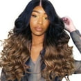 thumbnail image 2 of UTOURS Human Hair Wigs For Women Wig Hair Long Hair Curly Fashion Wave Synthetic Water Long Brown Wigs Synthetic wig, 2 of 5