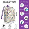 thumbnail image 5 of Bold Roaring Dinosaur School Backpack – Cute Abstract Dino Design for Daily Use, Short Trips, and Travel, 5 of 5