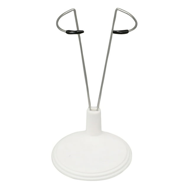 Support de Poupée 3 Pcs, Noir Adapté pour Poupées et Figurines Environ 4-8 Pouces Blanc