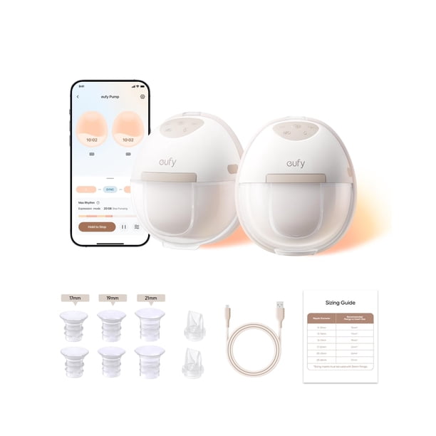 Extractor de Leche Eufy Security E20 Calefaccionado y Manos Libres con App