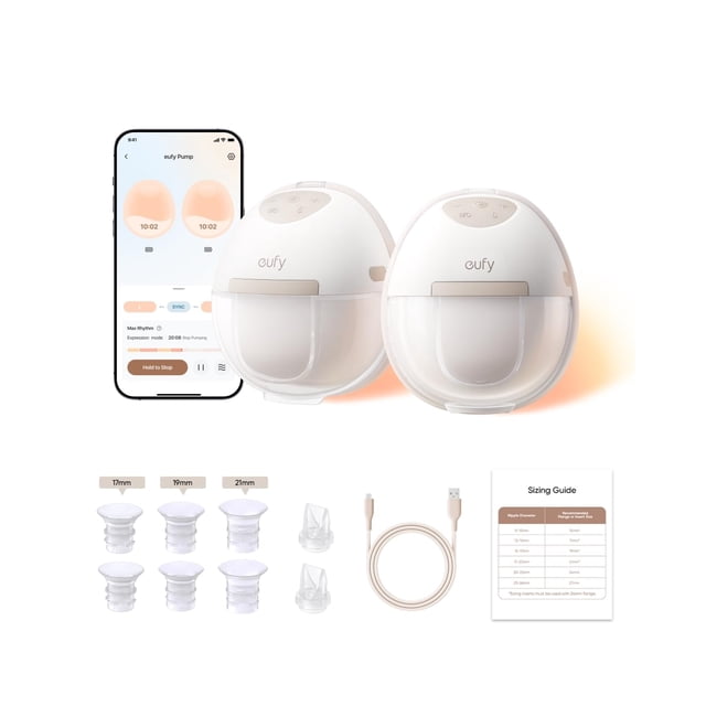 Extractor de Leche Eufy Security E20 Calefaccionado y Manos Libres con App
