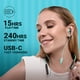 233621 Écouteurs sans fil Wave Sport avec serre-nuque Bluetooth [15 heures de lecture] IPX5 résistant à l'eau – image 3 sur 5