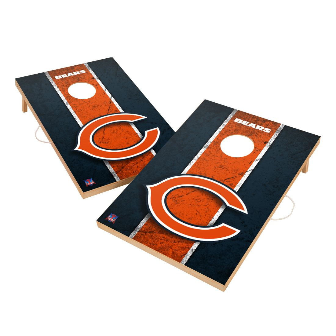 Chicago Bears 2' x 3' Vintage Cornhole Board Tailgate Toss Set