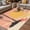 Orange, Black, Red, variant on Outdoor Rug for Patio 4'x6',Tropical Banana Leaf Non-Slip Area Rugs Washable Carpet Indoor Rug,Classic Summer Green Blue Plants Non-shedding Floor Mats for Porch Living Room Deck