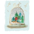 thumbnail image 2 of PI Studio  19x24 White Modern Wood Framed Museum Art Print Titled - Holiday Snow Globe III, 2 of 4