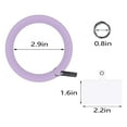 thumbnail image 3 of YeekTok 2 Pack Silicone Phone Lanyard Strap Loop Round Bracelet Universal Hanging Ring Wristlet Anti-Lost Anti-Drop Blue, 3 of 8
