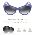 thumbnail image 4 of Gafas de sol Giselle Retro Cat Eye Rhinestone UV400 para niños, 4 of 7