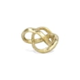thumbnail image 2 of HomeRoots 571106 6 in. Gold Cast Iron Modern Abstract Infinity Knot Tabletop Sculpture, 2 of 4